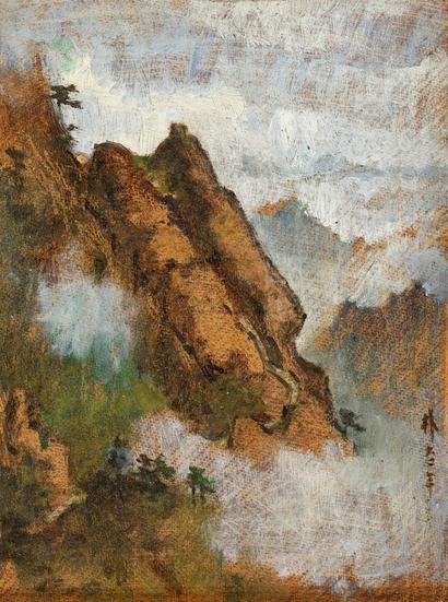 莫朴 1962年作 黃山