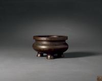 清中期 鬲式铜炉