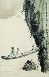 赤壁夜游图