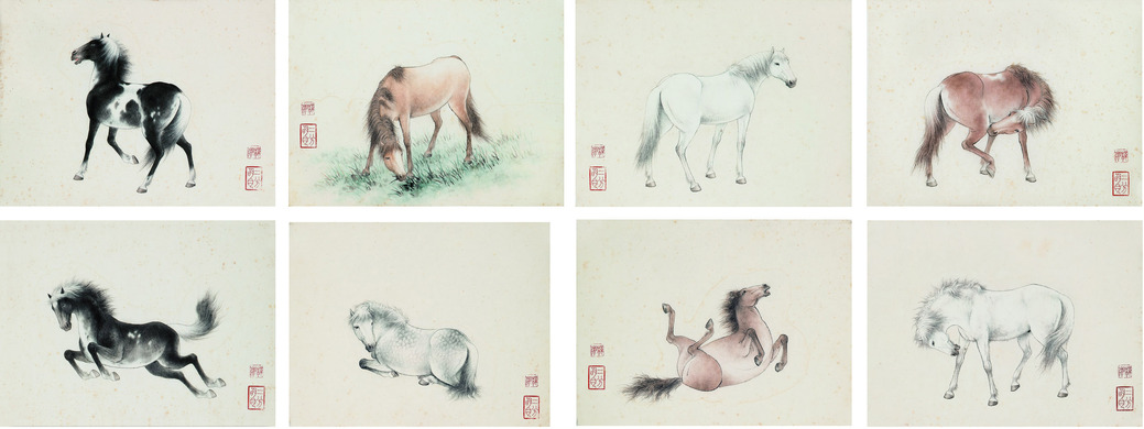 骏马册
