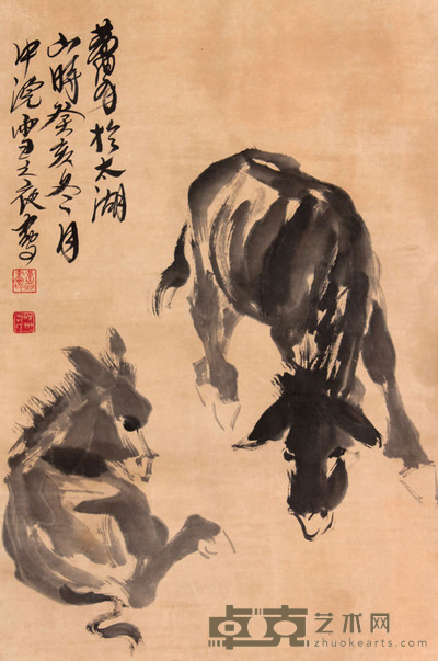 驴立轴 65×43