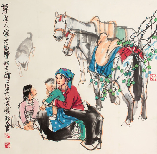 人物立轴