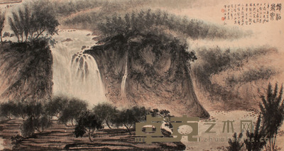 镜泊飞泉镜片 74×140
