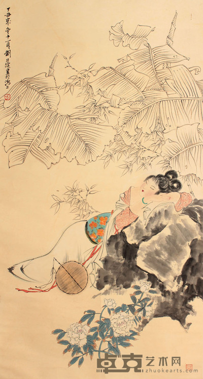 人物立轴 117×62