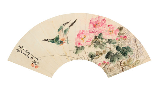 花鸟镜片
