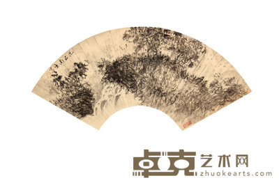 观瀑布图镜片 17×49