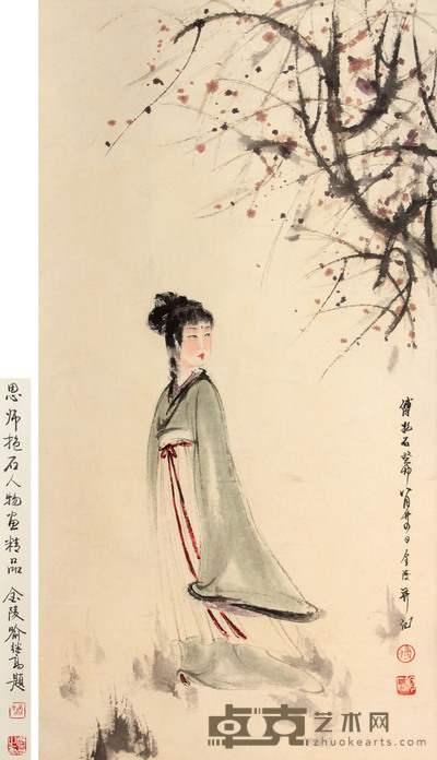 人物立轴 70×37