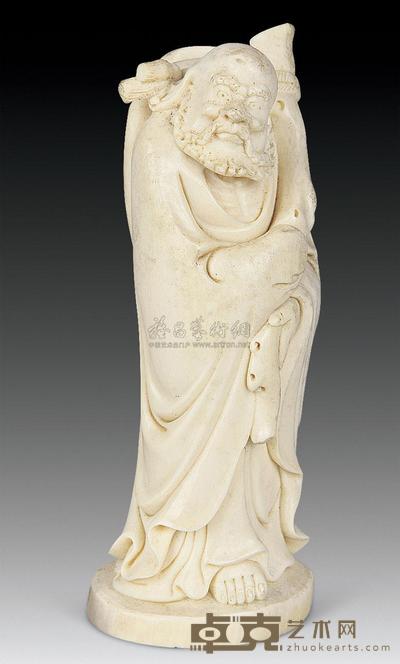民国 象牙达摩 高14.5cm