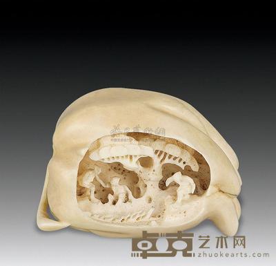 民国 象牙雕佛手 5.2×3.7cm