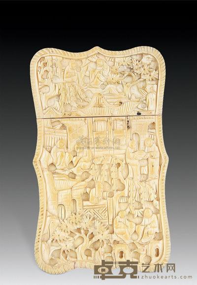 民国 象牙名片盒 9.5×6cm