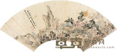 黄乐之 山居图 镜心 17×48.5cm