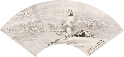刘韦箴 花木兰诗意图 镜心