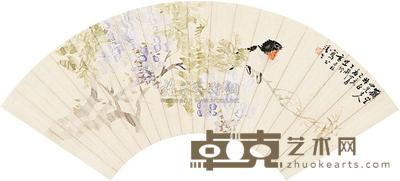 高应禄 花鸟 镜心 17×51cm