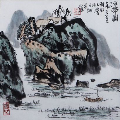 水村图
