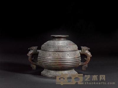 明 簋式炉 高23cm