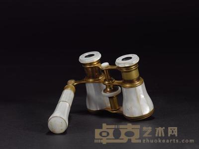 15世纪嵌锣钿手持望远镜 高7.2cm