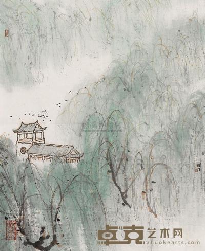 章炳文 山水 镜心 51×41cm