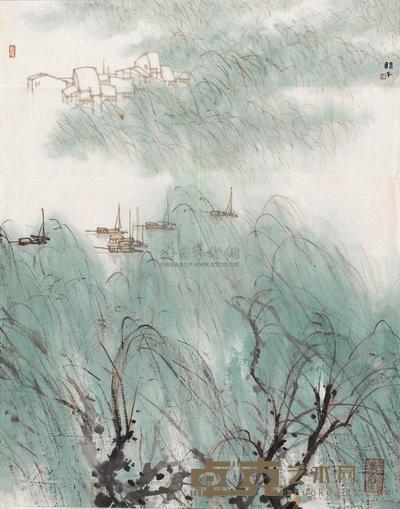 章炳文 山水 镜心 57×45cm