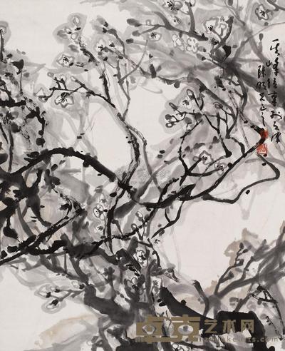 孙其峰 树 立轴 80×66cm