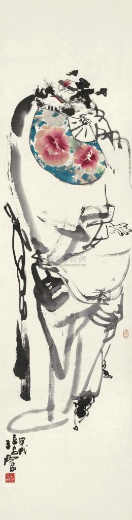 王西京 甲戌（1994年）作 钟馗 立轴