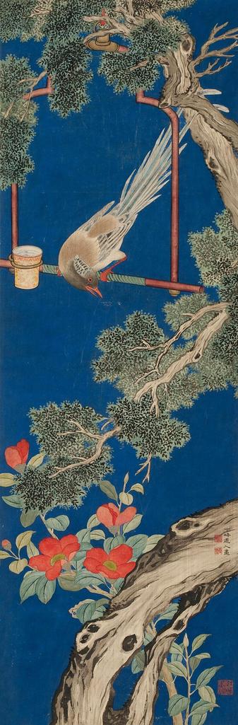 邢一峰 珍禽图 立轴