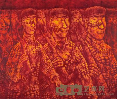 潘德海 红色系列之一 170×200cm
