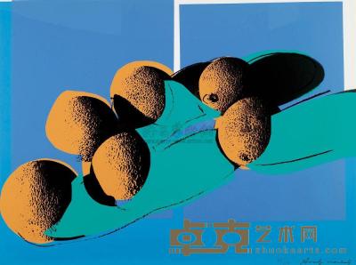 安迪·沃霍尔 1979年作 水果空间系列之密瓜1号（53/150） 76.2×101.6cm