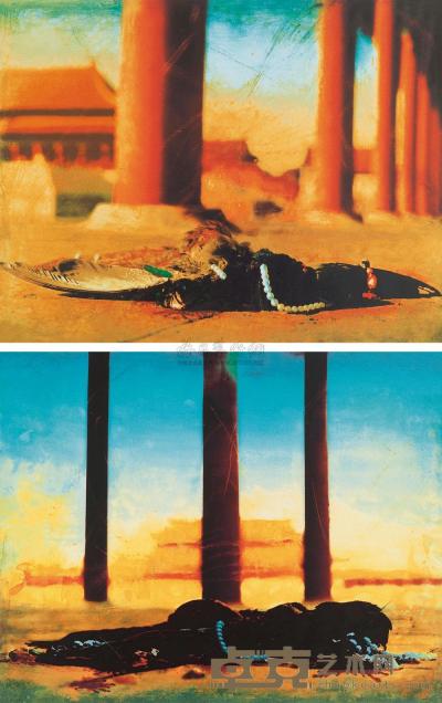 洪磊 紫禁城的秋天（两幅） （4/100） 80×120cm