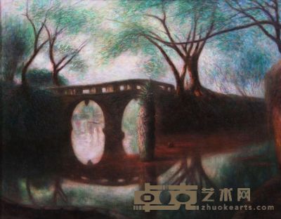 《鹅岭之晨》油画 80×64cm