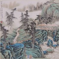 《山水》立轴