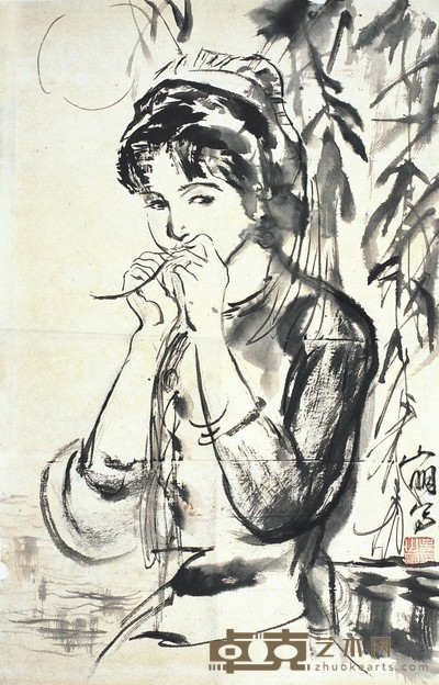 吴山明      锦瑟年华 53×34cm