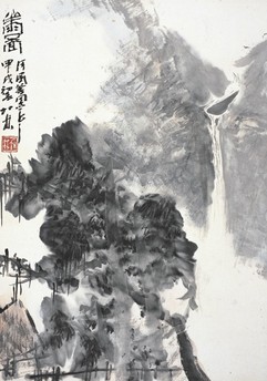 何加林      山雨图