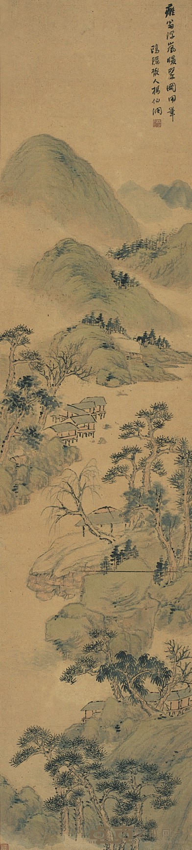 杨伯润      浮岚暖翠 104×26cm