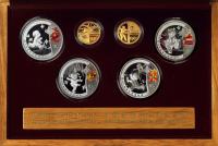 2008年29届奥运会第（1）组金银币一套6枚（二金四银）