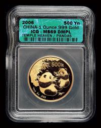 2006年熊猫1OZ金币一枚