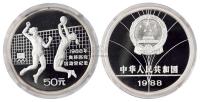 1988年排球5 OZ银币1枚