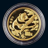 1994年珍稀野生动物（四）组1/3盎司大熊猫纪念金币一枚