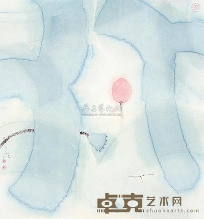 陈家泠 闲趣 镜片 96×89cm