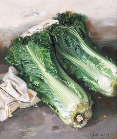 忻东旺 2009年作 白菜