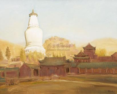 施本铭 2009年作 台怀镇的早晨