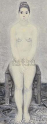 李贵男 2005年作 银白色裸女
