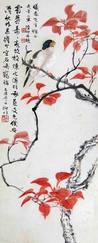 陆抑非 花鸟