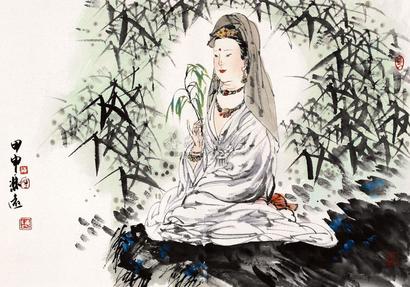 冯远 观音 镜片