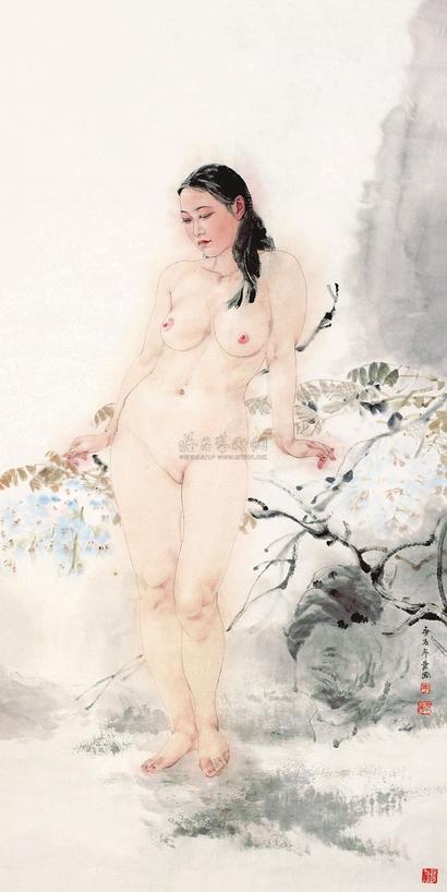 李爱国 裸女 镜片