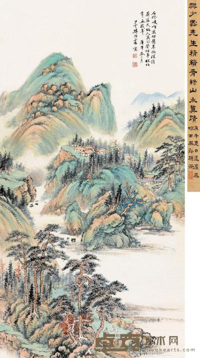 樊浩霖 1930年作 万仞翠微 立轴 148.5×77.5cm