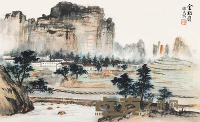 周怀民 金鸡岭 镜框 28×46cm