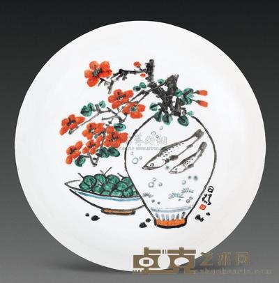 杨可扬 瓶梅 直径40.5cm