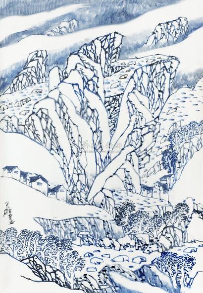 蔡天雄 山村