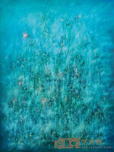 吕顺 2009年作 空中的花朵 200×150cm
