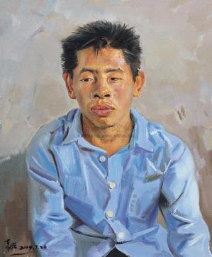 忻东旺 2004年作 男青年